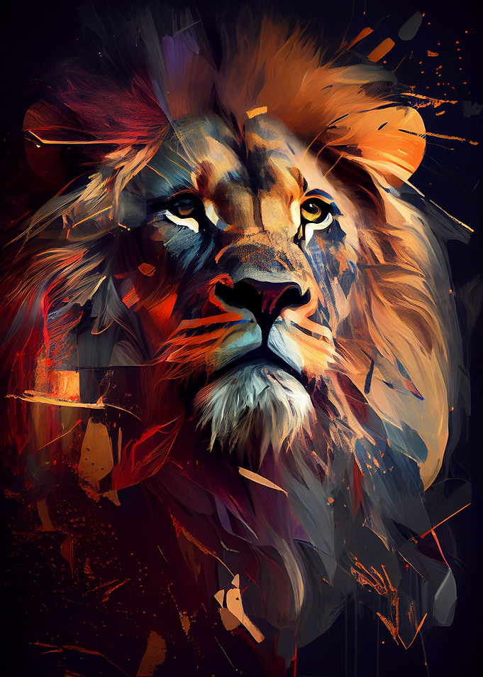 Lion Painting