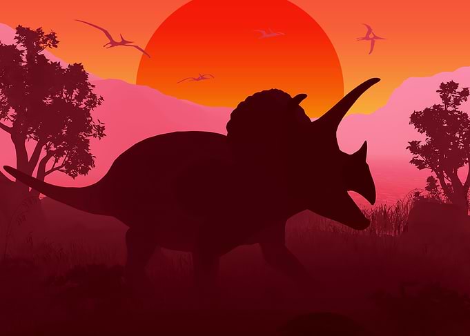 Triceratops dinosaur