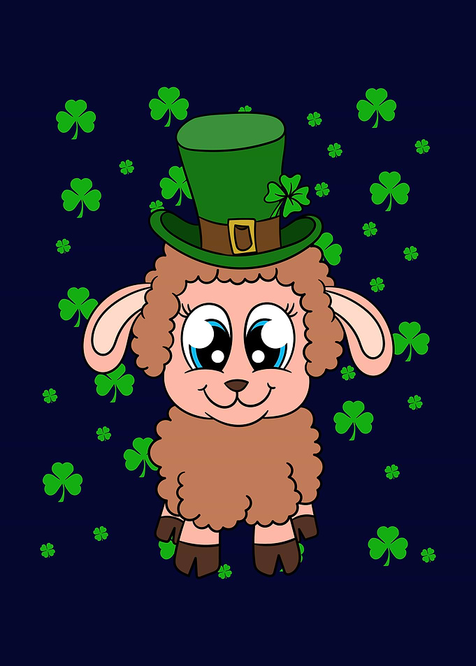 St Patricks Day Sheep