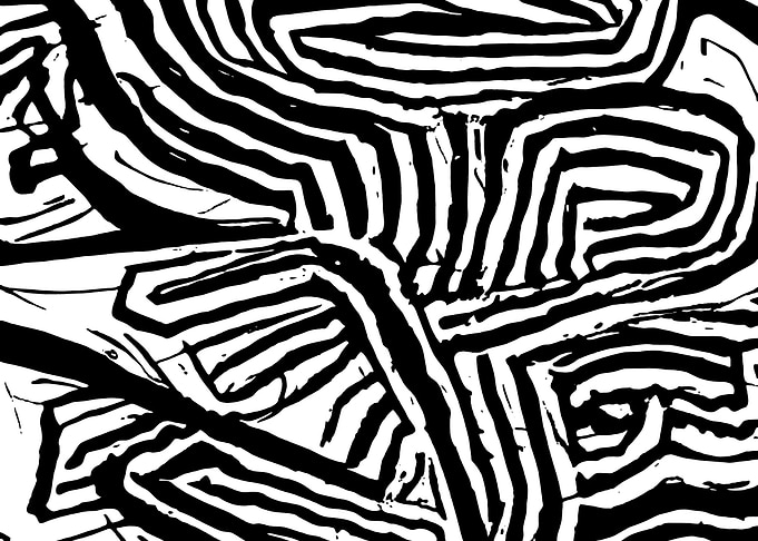 Black and White Abstract