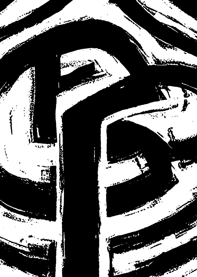 Black and White Abstract
