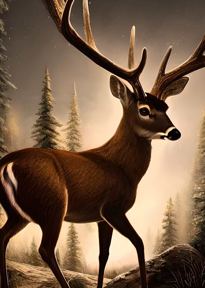Deer in the forest