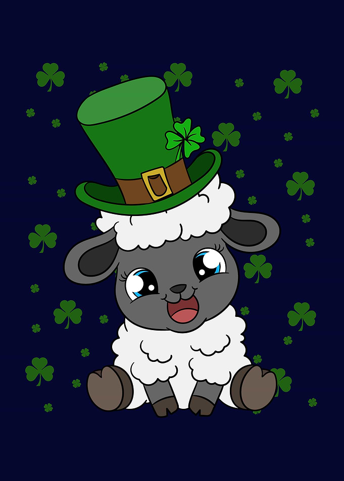St Patricks Day Sheep