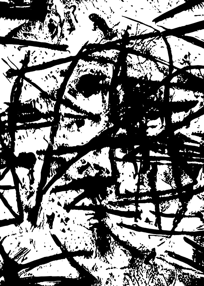 Black and White Abstract