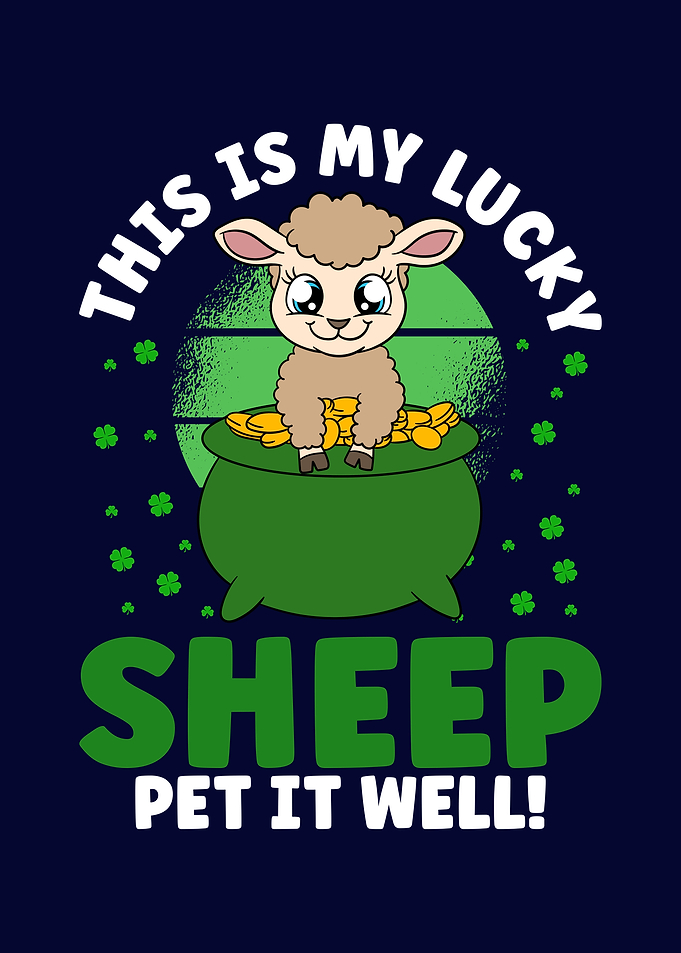 St Patricks Day Sheep