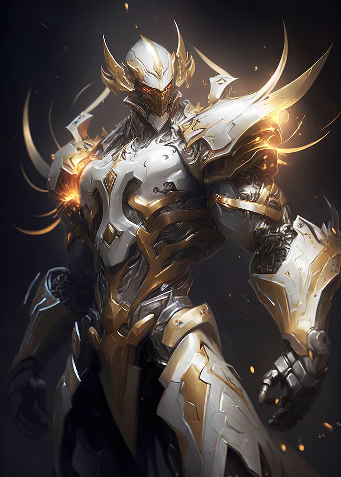 Powerful warlord white