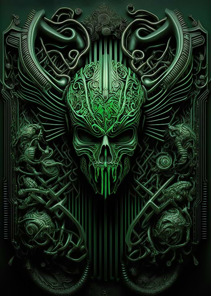 Alien Xenomorph Metalic