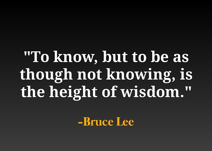 Bruce Lee Quote