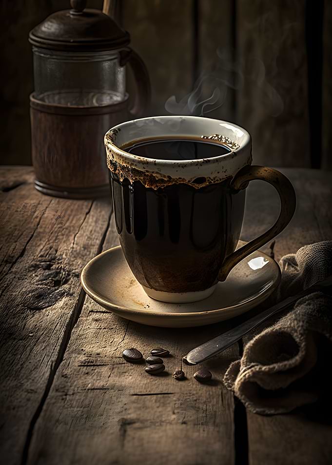 Rustic Coffee Cup