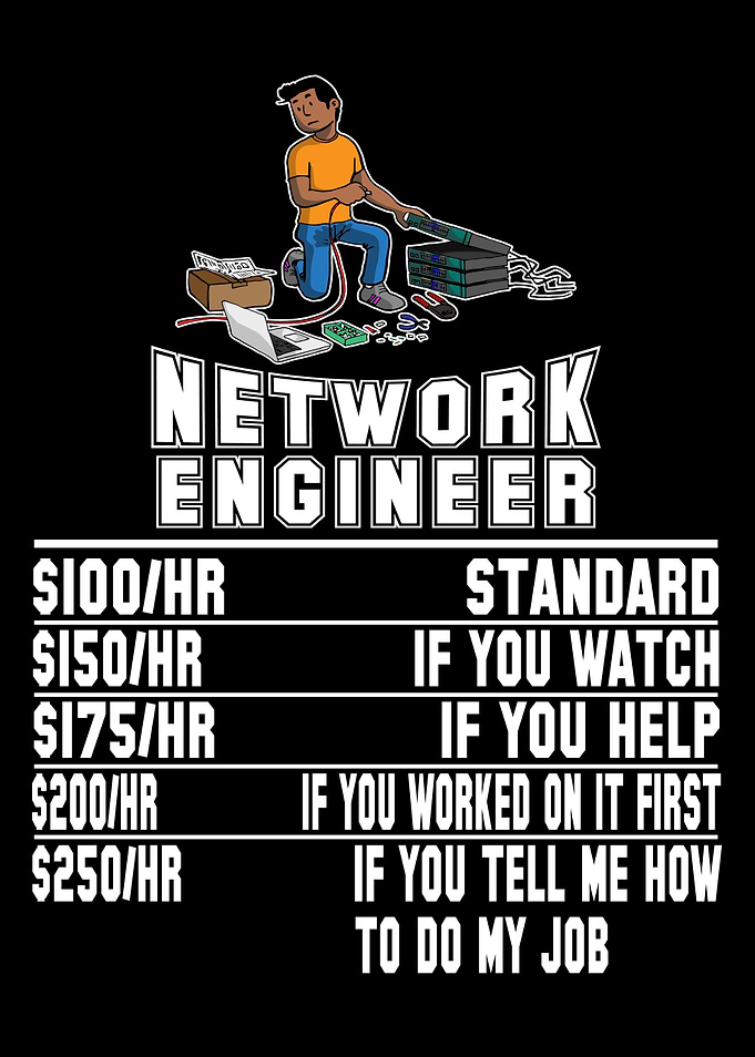 Funny Network Engineer