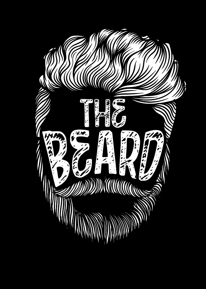 The beard from the man