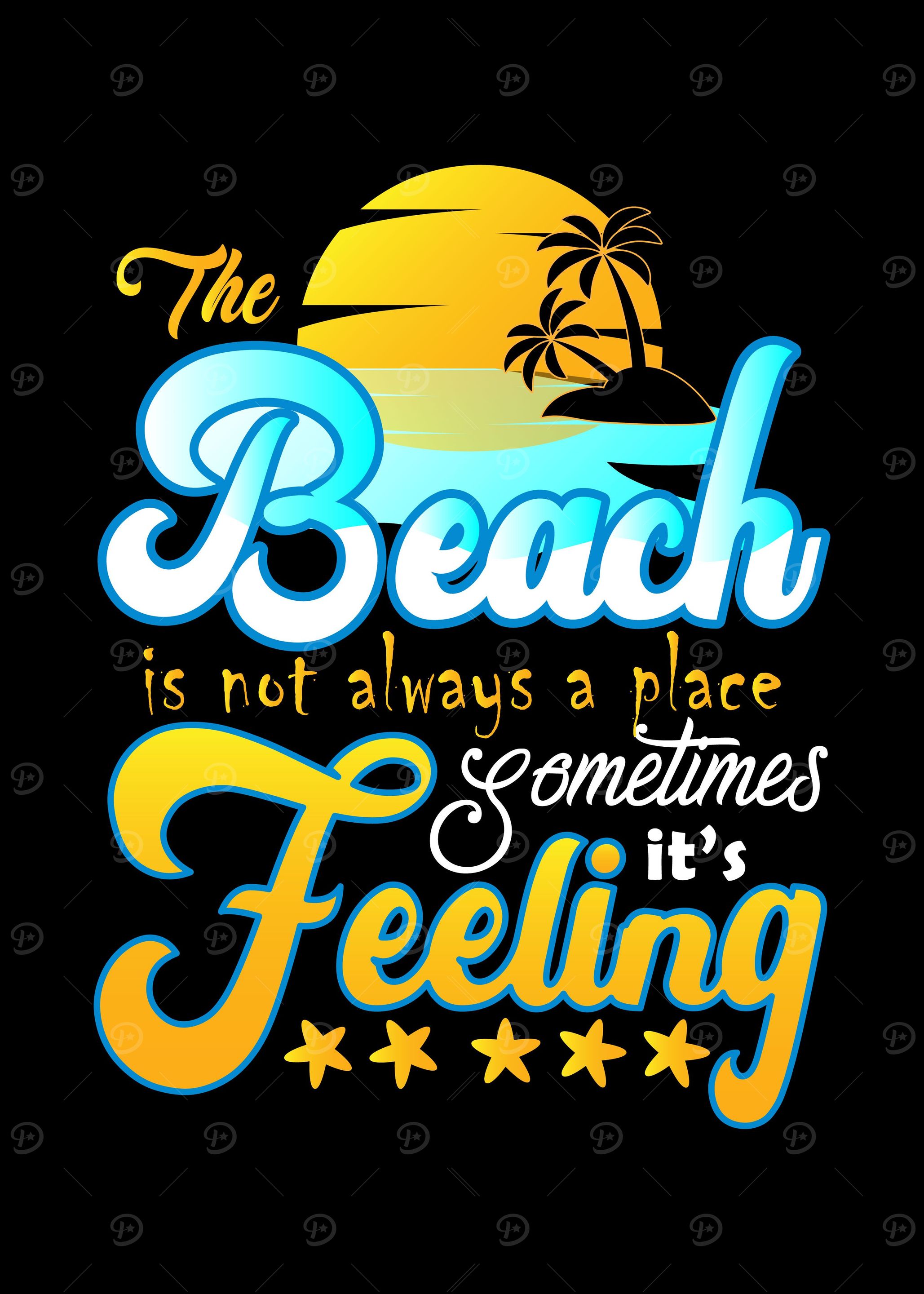 The beach is not always