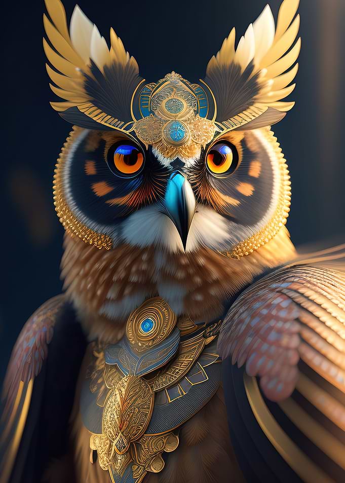 Portrait of a Hybrid Bird