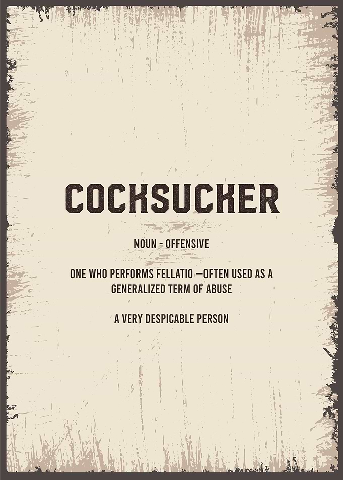 cocksucker