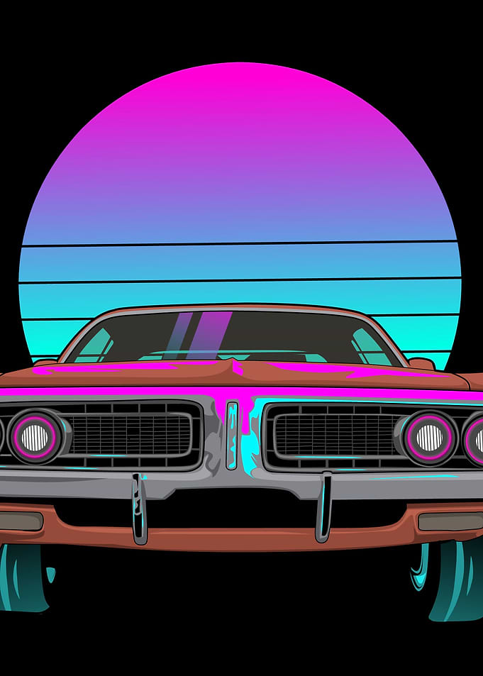 Dodge charger retro
