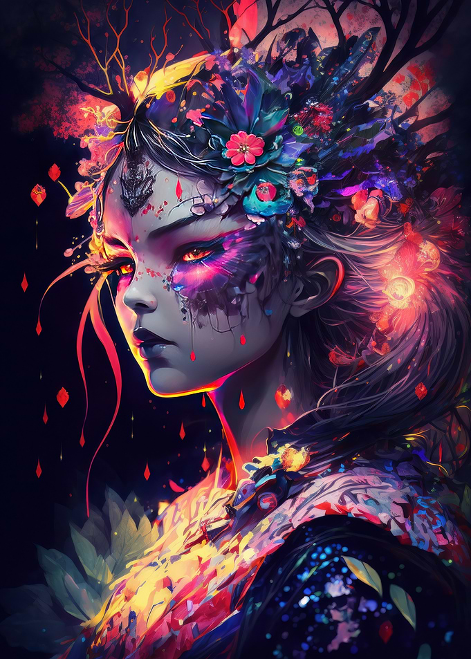 Oiran Manga Girl v1