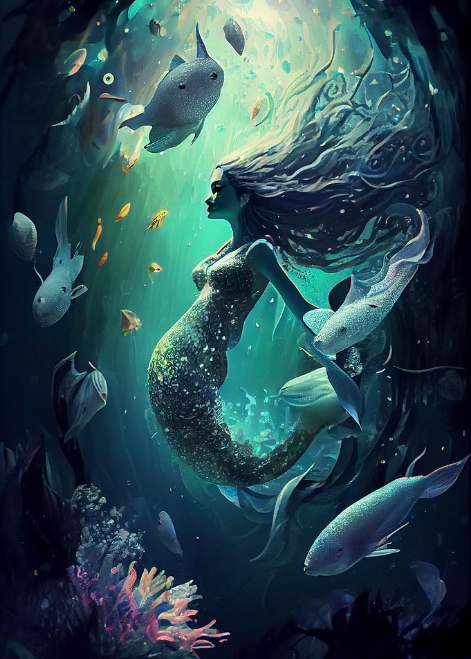 Mermaid Underwater
