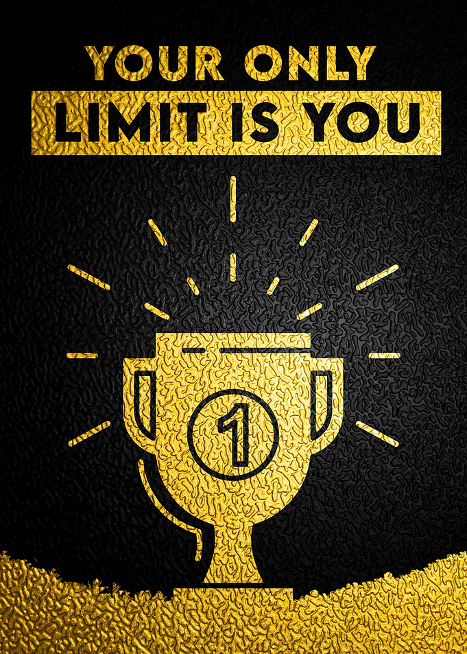Gold Motivation Quote