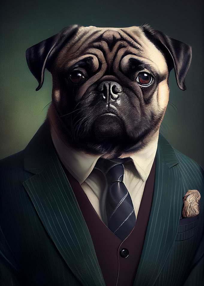 Pug Dog Suit