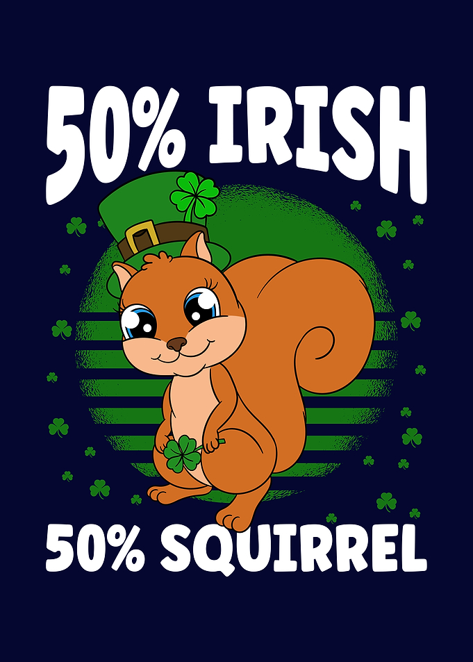 Squirrel St Patricks Day