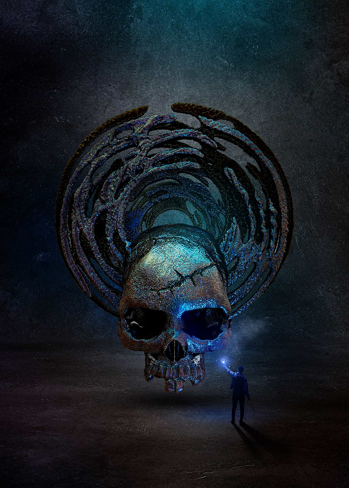Magic skull