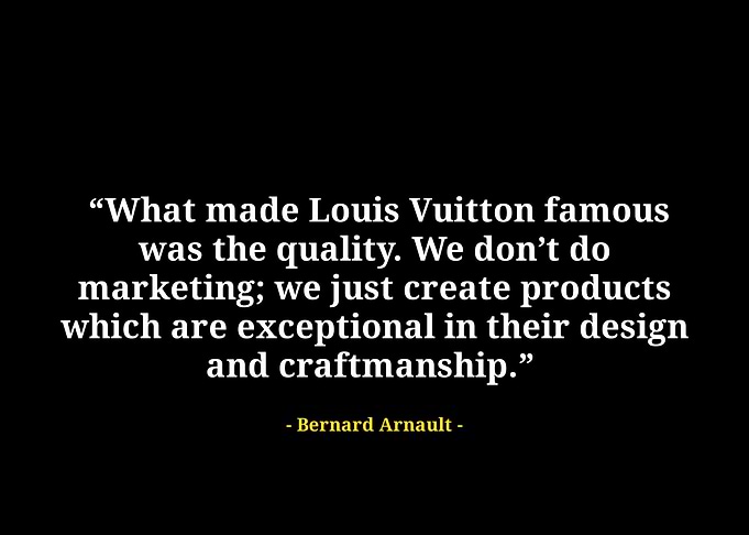 Bernard arnault quote
