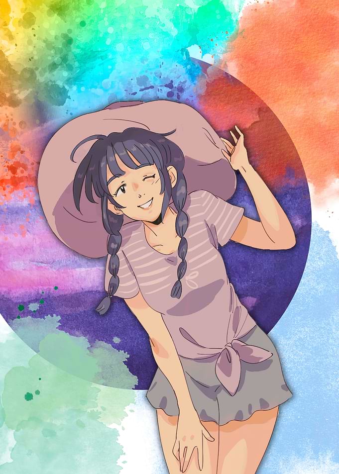 anime cute girl