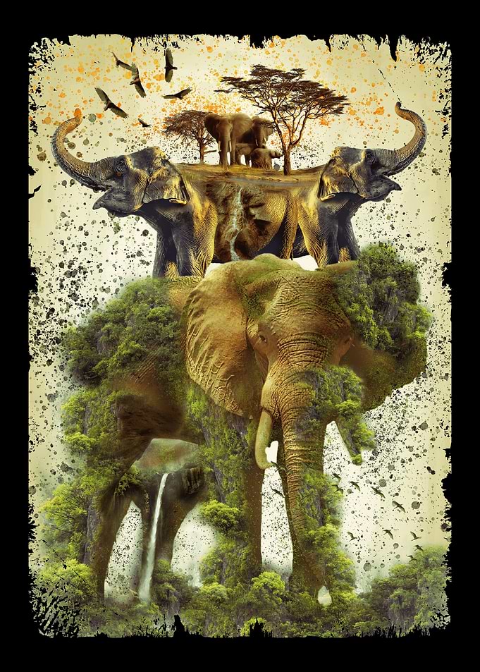 Fantasy African Elephant