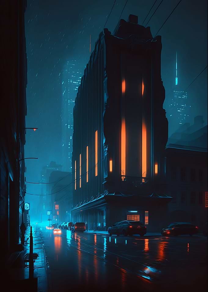Cyberpunk Neon City