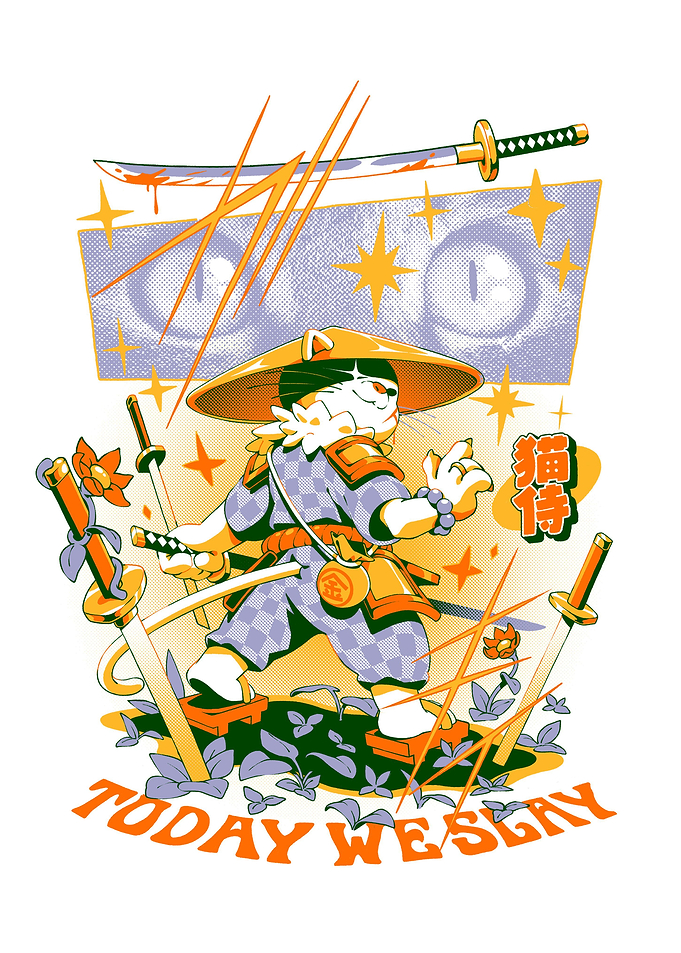 Samurai Cat