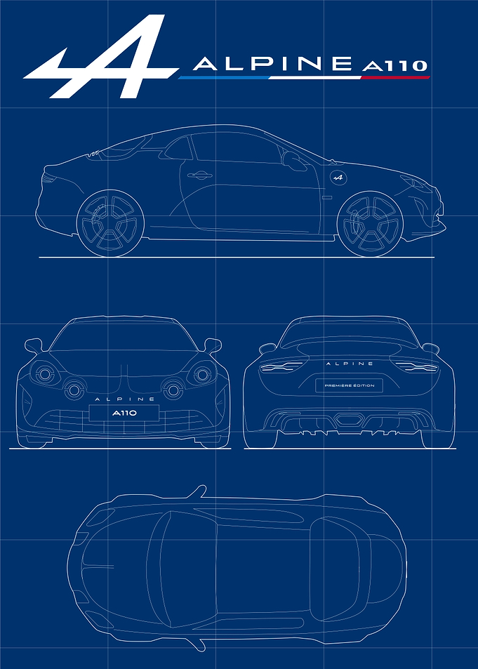 Alpine A110 plan