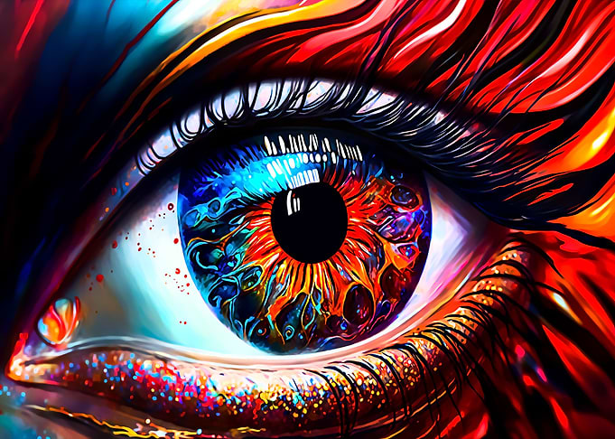 Abstract Eye