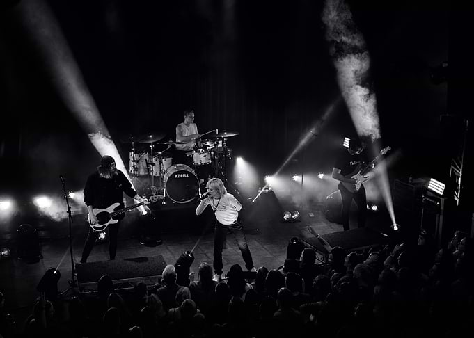 Live on stage