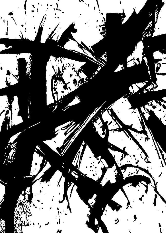 Black and White Abstract