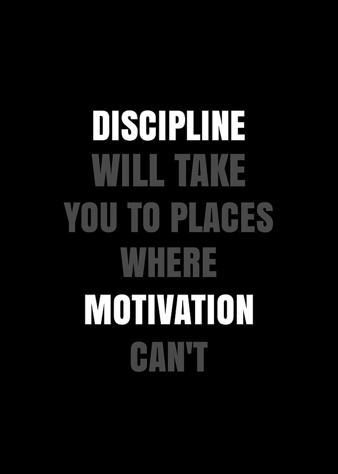 Discipline Inspirational