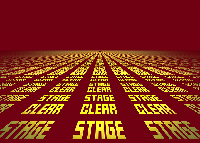 Text stage clear straighte