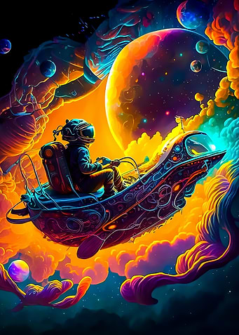 Astronaut in space