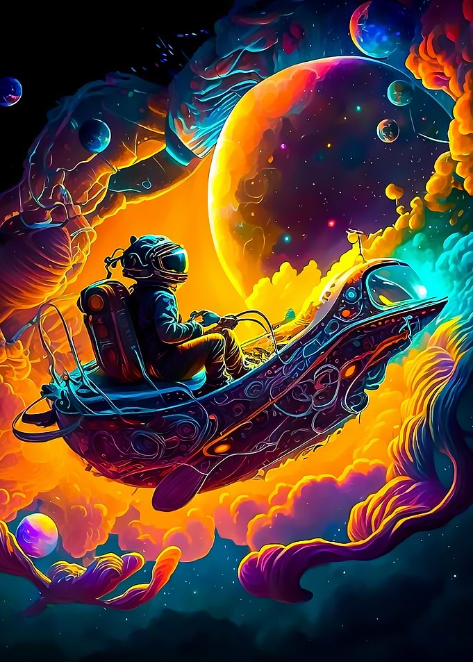 Astronaut in space