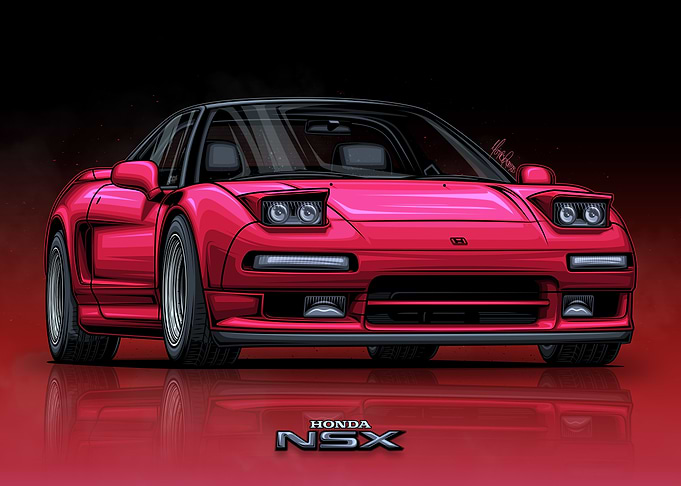 Honda NSX Type S Red