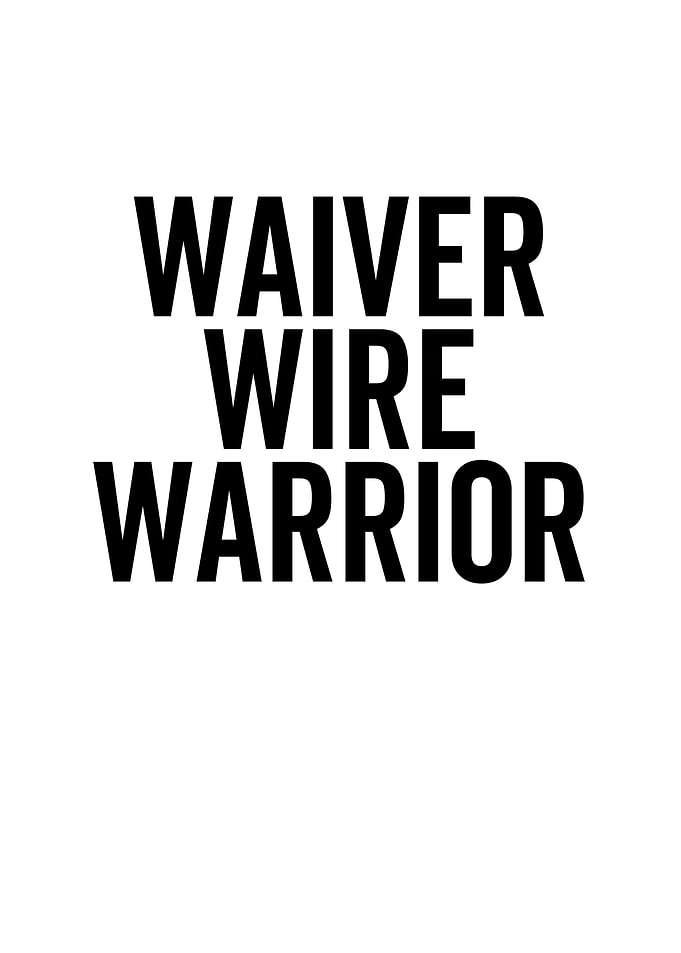 Waiver Wire Warrior