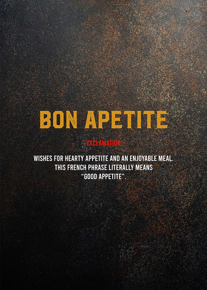 bon apetite