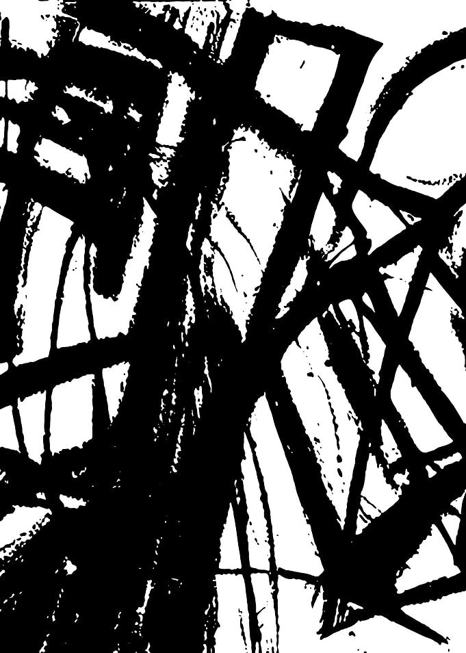 Black and White Abstract