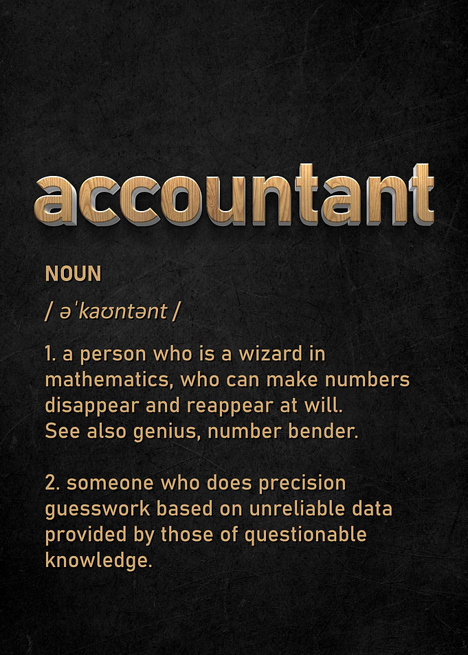 Accountant Definition Fun