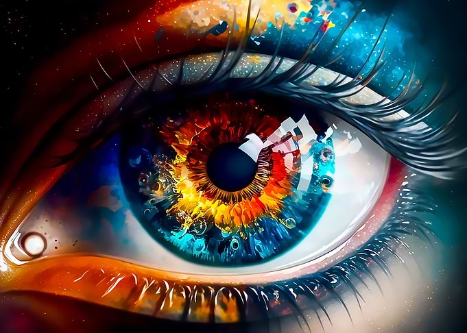 Abstract Eye