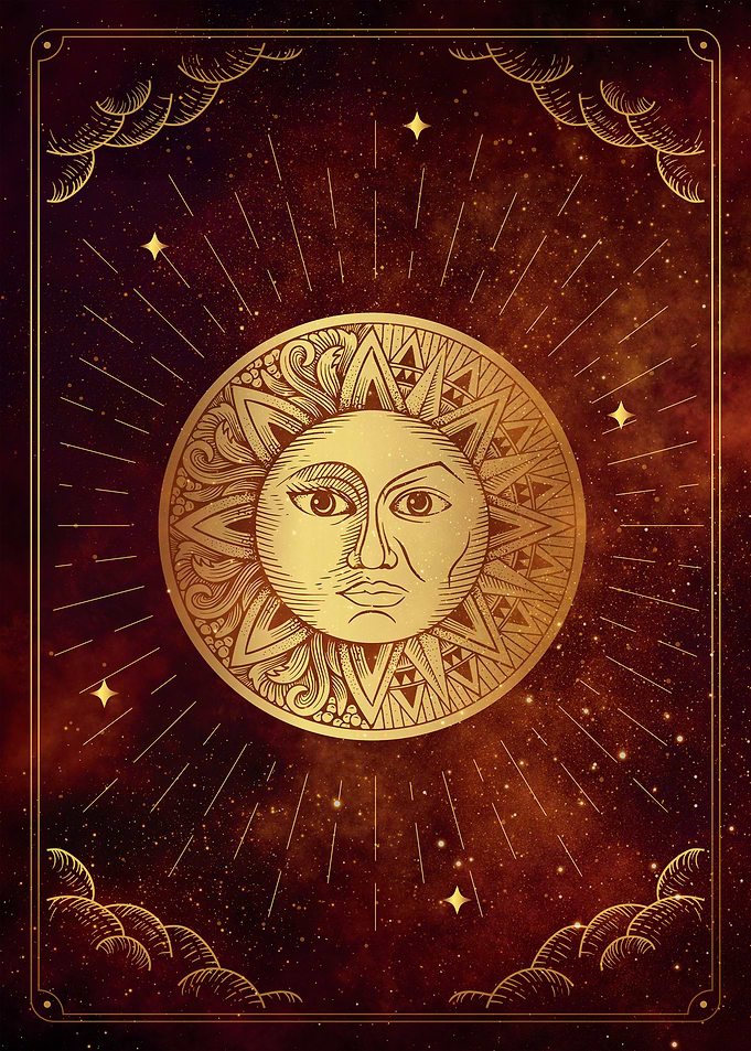 Tarot the sun disc