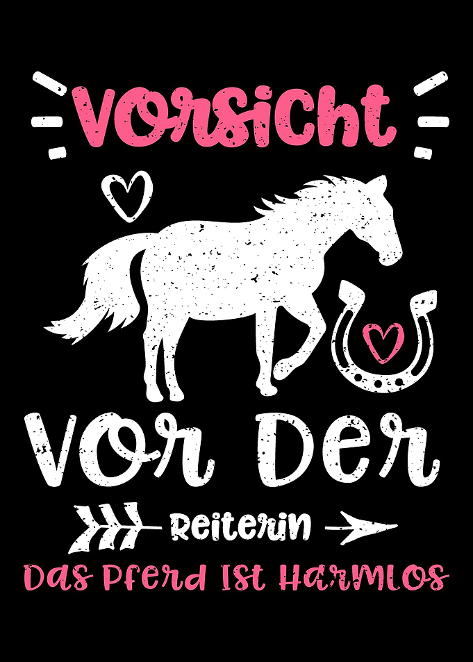 Vorsicht Vor Der Reiterin