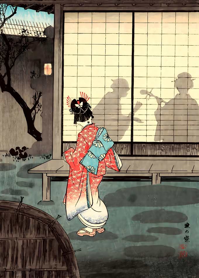 Ukiyo e Tea pavilion