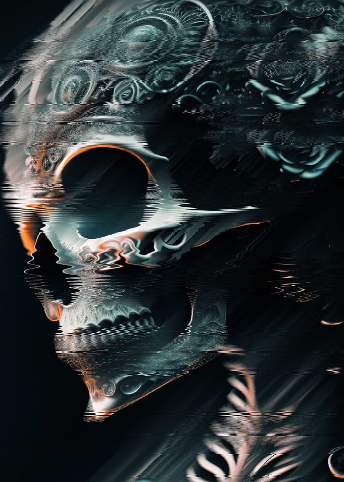 Glitch Skull 1