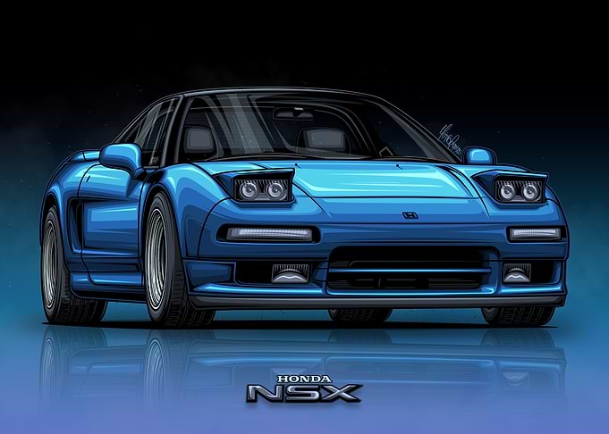Honda NSX Type S Blue