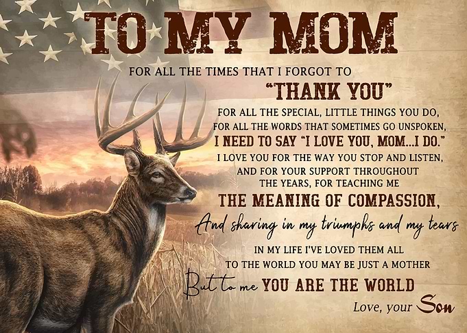 To My Mom HUNTING
